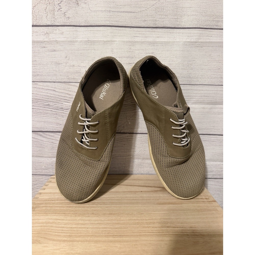 OluKai Nohea Moku Mens 10 Boat Shoes Slip-On No-Tie Green‎ Casual Comfort